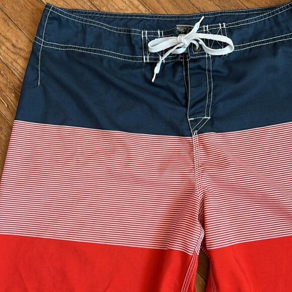 Men’s 36 Hang Ten Americana USA Fourth of July Labor Day Swim Surf Trunks - Picture 2 of 10